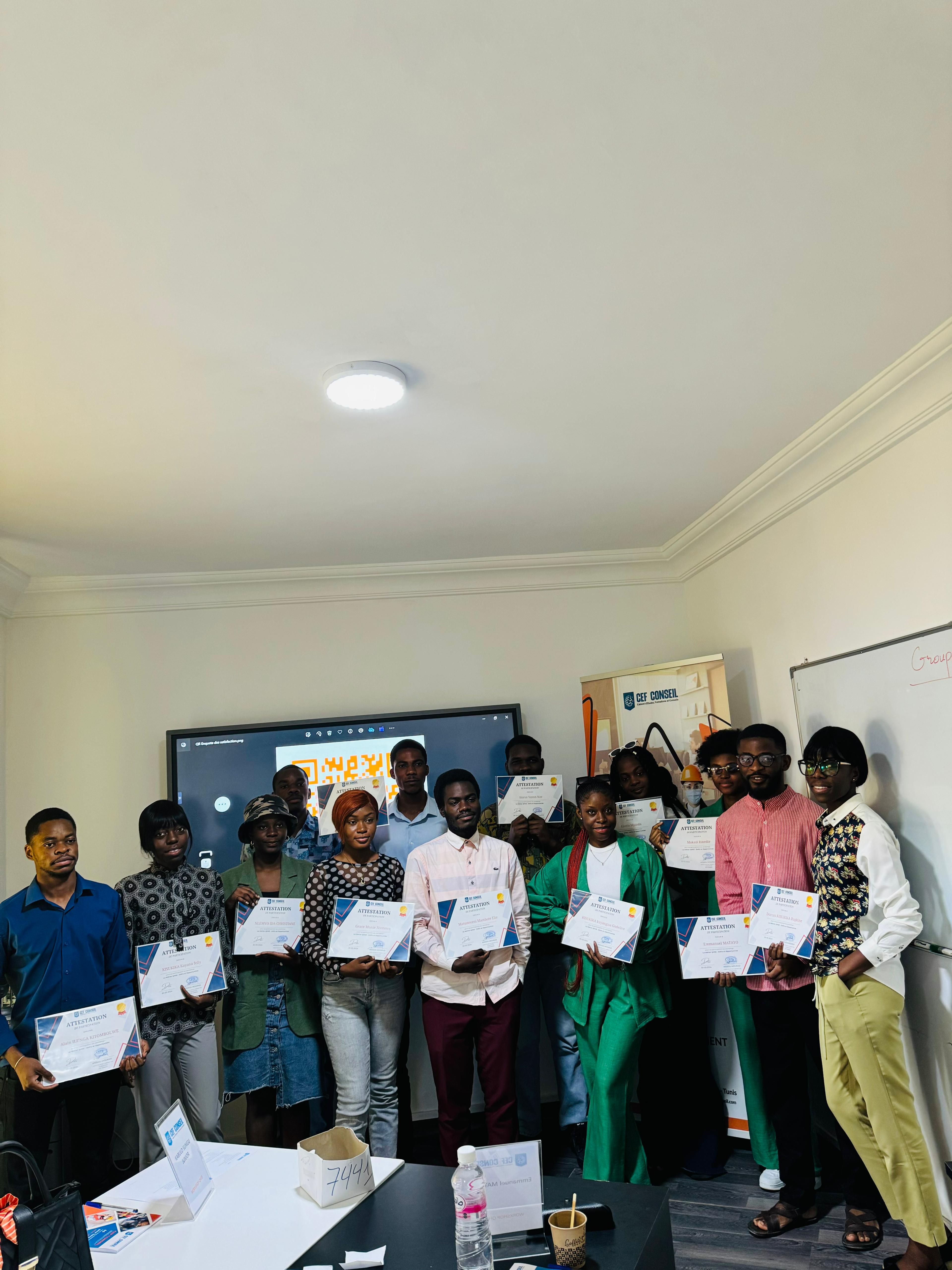 Remise de certificats